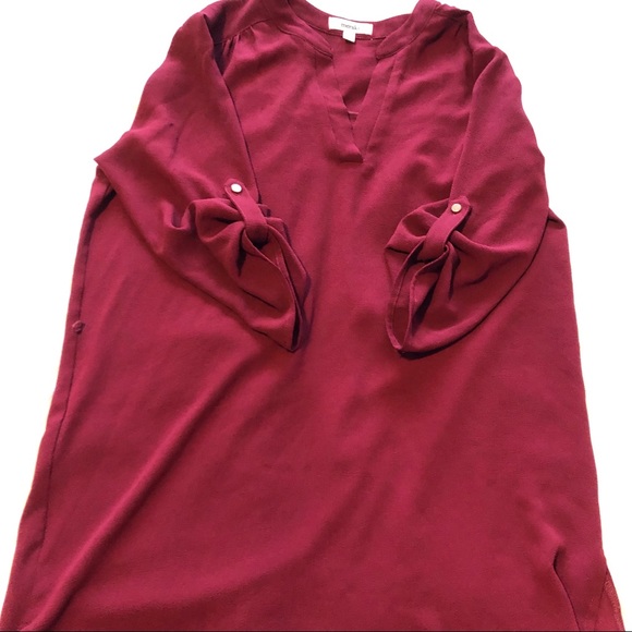 🌺 Meraki Women’s Burgundy Dress Size S - Picture 6 of 8